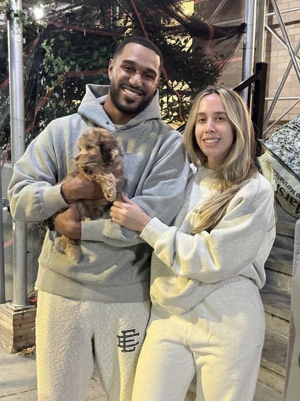 Couple reunited with their puppy thanks to Elite Pet Transportation